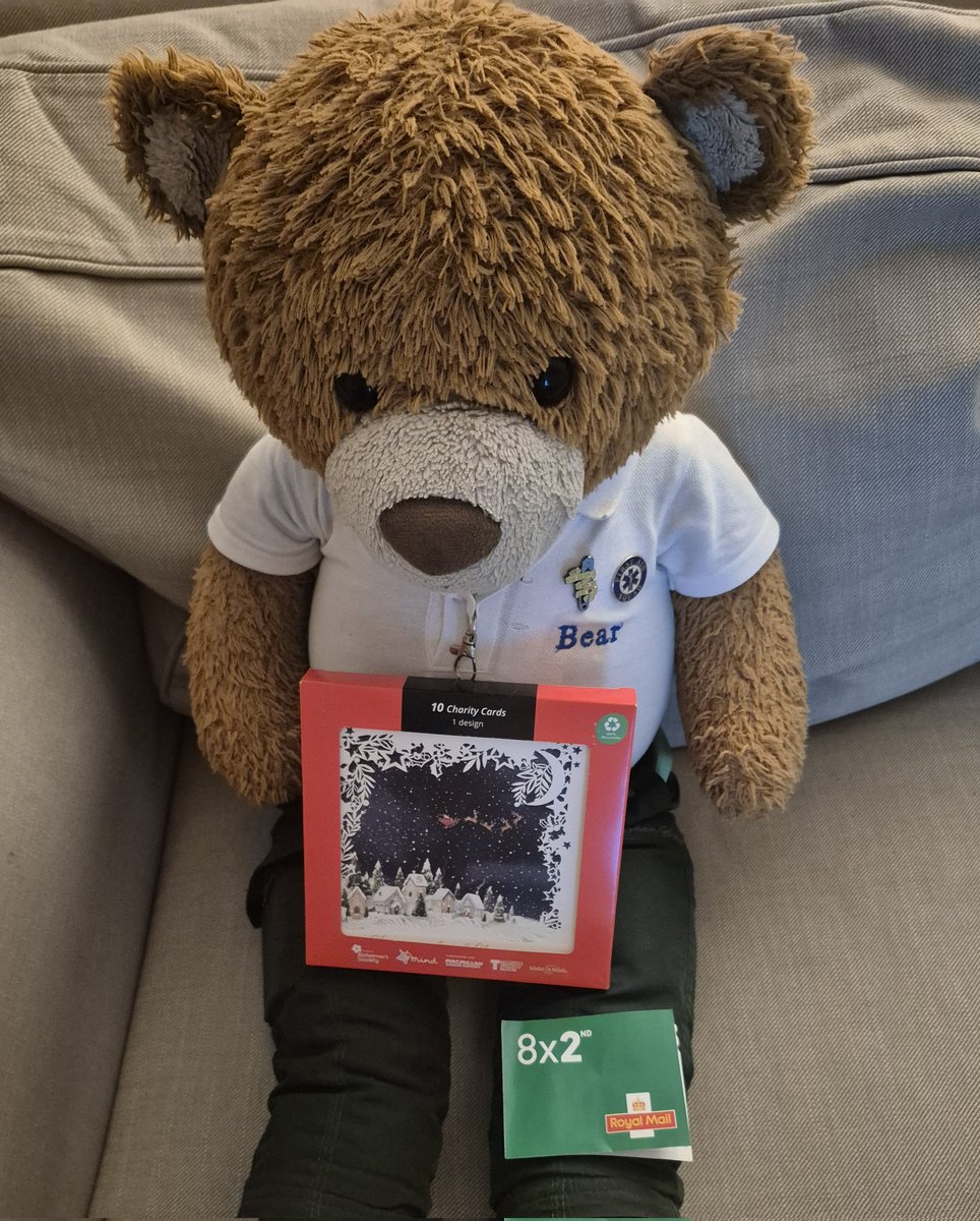 BDMed_Bear's tweet photo. Due to a very busy #December this year, our #Christmas preparations have begun already - cards &amp; stamps brought! Not written a single one yet mind, but the gesture was there!! #bearswithjobs #Christmas2025 #ithasbegun #busy https://t.co/ORcLqDH3yS