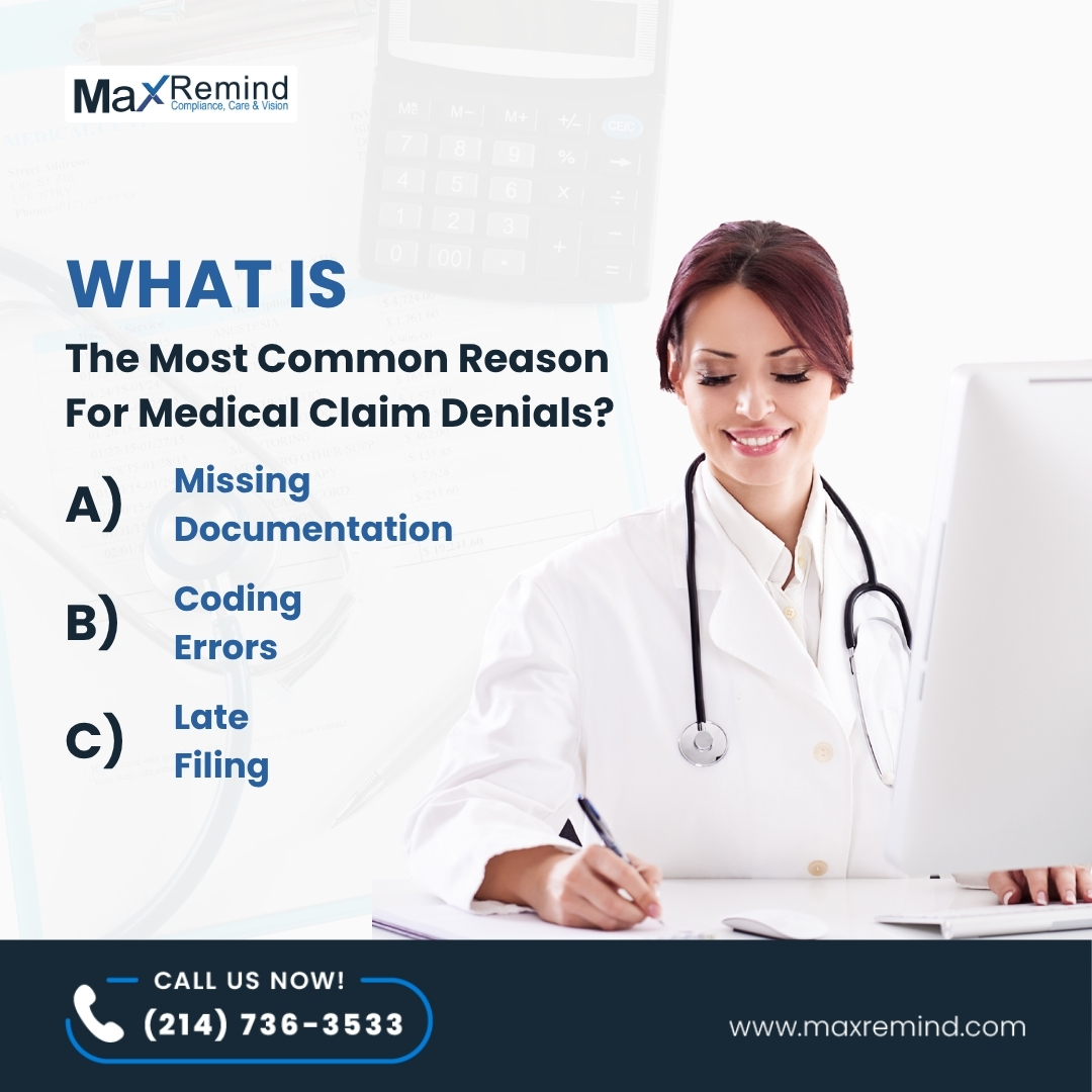 MaxRemind's tweet image. A single line of bad code can have a huge financial impact.
Why do you think most claim denials happen?
Let&apos;s discuss in the comments!

#BillingErrors #MedicalCoder #CleanClaims #HealthTech #CodingTips #RevenueIntegrity