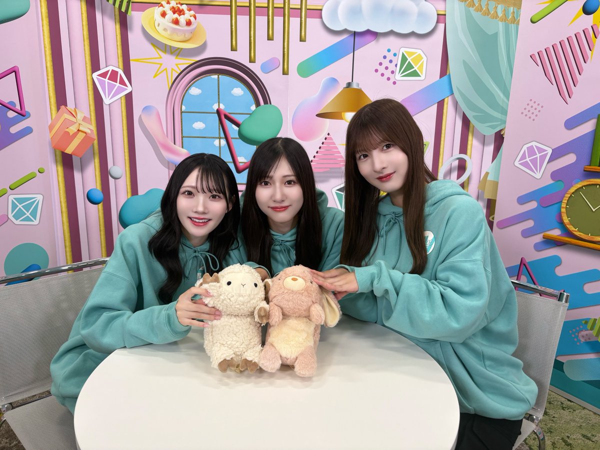 関西の皆さん💎 今夜は #ノイミニ 😊 #蟹沢萌子 #河口夏音 #本田珠由記