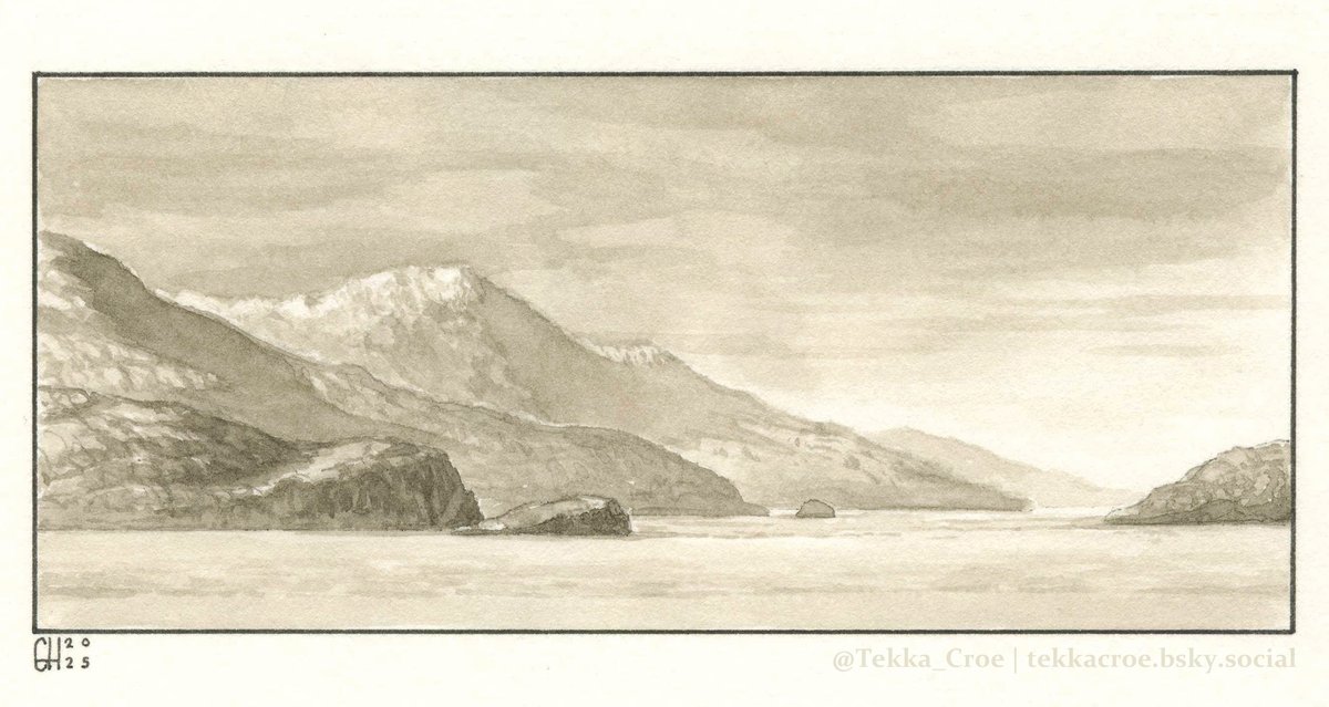 Inktober 29: Stone and Seas
At the Northern end of the world is a forbidding land of barren stone and ice, where the farthest feet of the Dragon's Mount march into the sea.
#art #traditionalart #Inktober2025