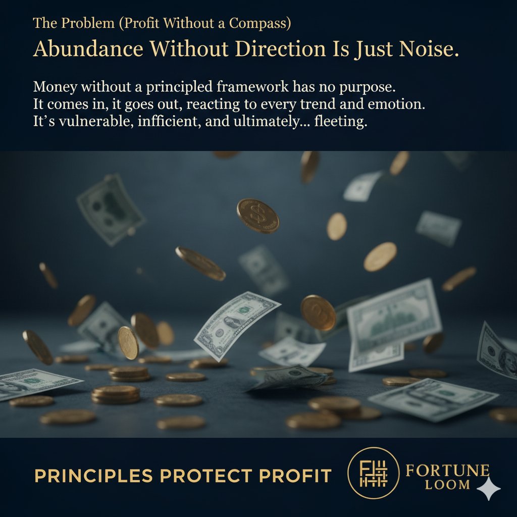 FortuneLoom's tweet image. Post
Money multiplies when principles guide it.

Without a clear framework, even abundance dissipates into noise.

Your principles are the guardrails that protect your profit on the path to legacy.

#WealthPrinciples #SmartProfit #ValueInvesting #FortuneLoom