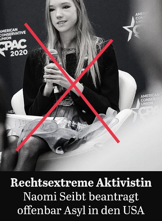 Anonymous Germany (@anonymous00708) on Twitter photo Wer im neuen Faschismus Asyl sucht, ist entweder blöd oder selbst Faschist - Oder beides!
#Naomi_Seibt Wer im neuen Faschismus Asyl sucht, ist entweder blöd oder selbst Faschist - Oder beides!
#Naomi_Seibt