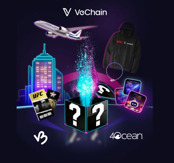 vechainofficial's tweet photo. > https://t.co/EGu7loyCex

Try your luck and win UFC tickets, money can't buy experiences, exclusive merch &amp; more - all while supporting @4ocean. 

This is Web3 for (Ve)Better! 

$VET https://t.co/y3GJpb365I