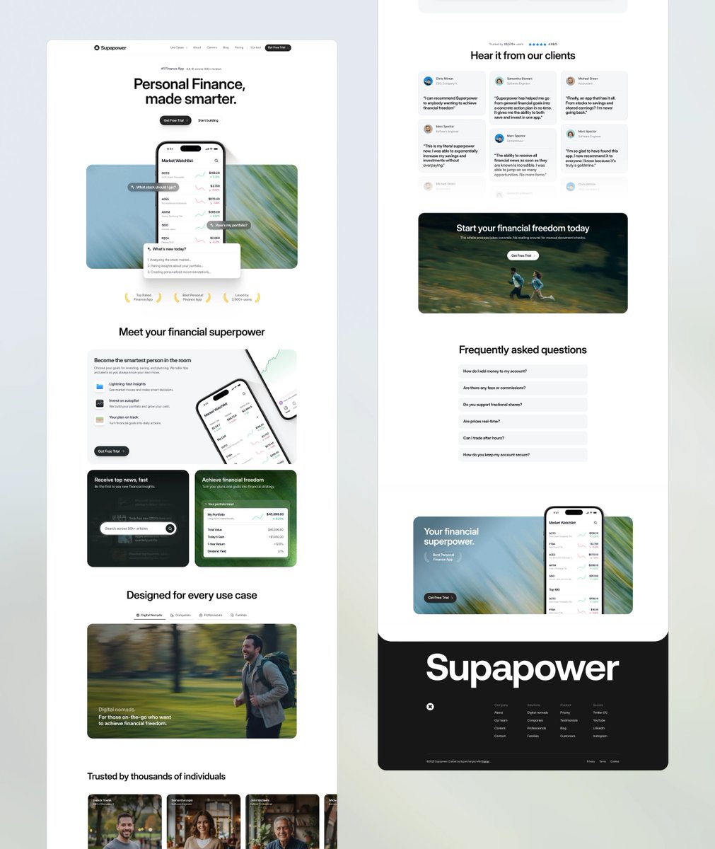 It's been 1 week since template launch...

And, I'm already planning the next one ✍️

Must be an addiction to <a href="/framer/">Framer</a>