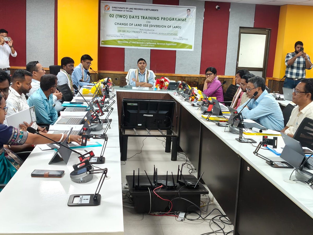 Directorate of Land Records and Settlement,Tripura tweet media