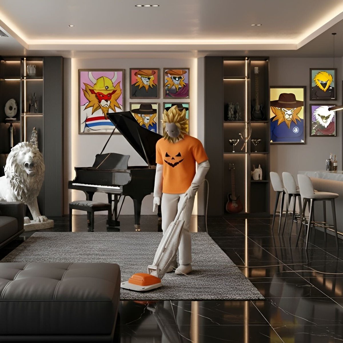 Who's dis in the Loaded Lions mansion? 🎃