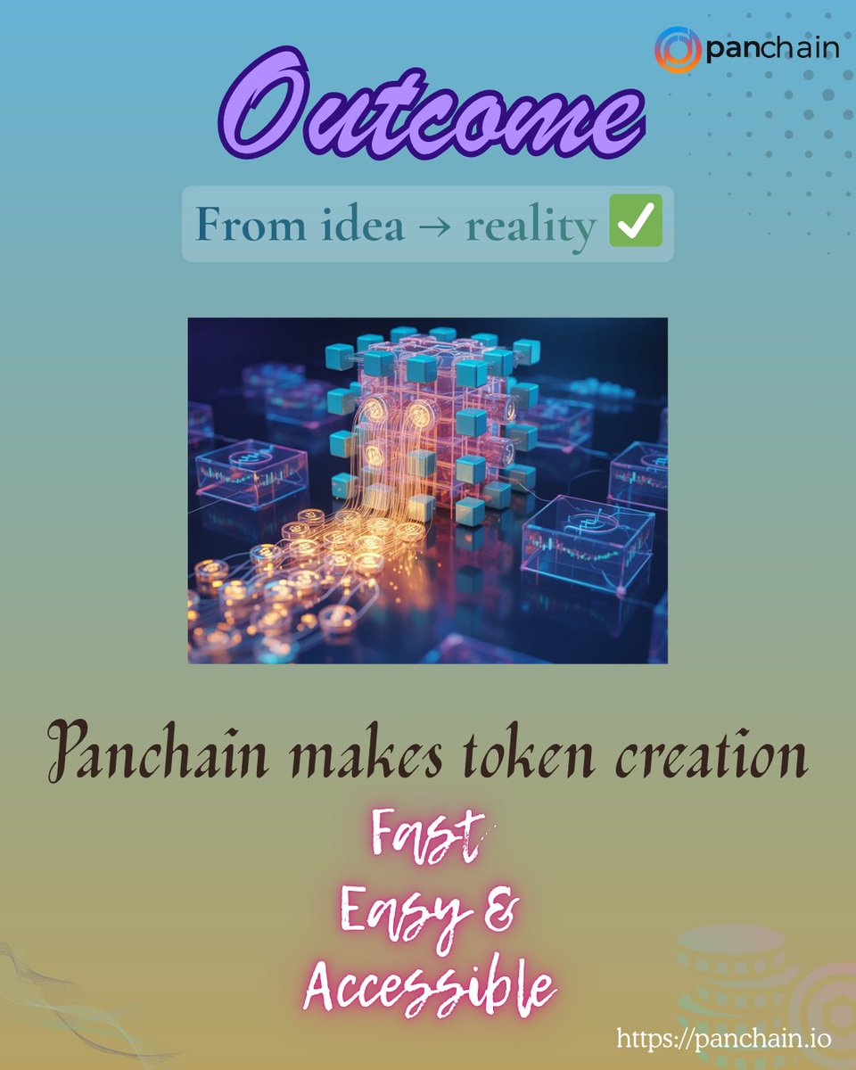 Panchainnetwork's tweet photo. 🚀Token creation simplified.
With Panchain, you can turn your idea into reality in just minutes — powered by AI + no-code tools.
👉Build smarter. Launch faster.
#aiblockchain #crypto #tokencreation #cryptoinnovation #ainative #web3simplified #smartblockchain #newpost #viralnow https://t.co/NREEscrnei