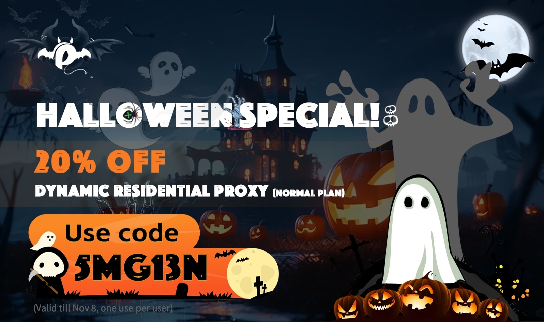 ipoasis2024's tweet photo. 🎃 Halloween Deal is LIVE! 👻
🕸️Get 20% OFF on our Dynamic Residential Proxy (Normal Plan) 
👉Use code  5MG13N before Nov 8 
⏰One use per user—don’t miss it! 
🌐 https://t.co/RbrQZgYrnl

#HalloweenSale #Proxy #IPOASIS #DynamicProxy #WebScraping #DataTools https://t.co/5mWtjoelcM