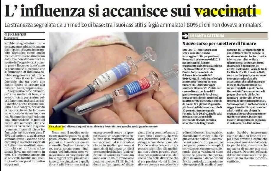 MarianoAmici's tweet image. CONTINUIAMO A FAR MATURARE LE COSCIENZE.
 
  I NON VACCINATI SONO PIÙ SANI DEI VACCINATI

Cresce il numero dei Medici che iniziano ad osservare che anche per l’INFLUENZA chi si ammala di più sono i vaccinati.

#marianoamici #amiciperlitalia #amicidiippocrate #covid19  #vaccini
