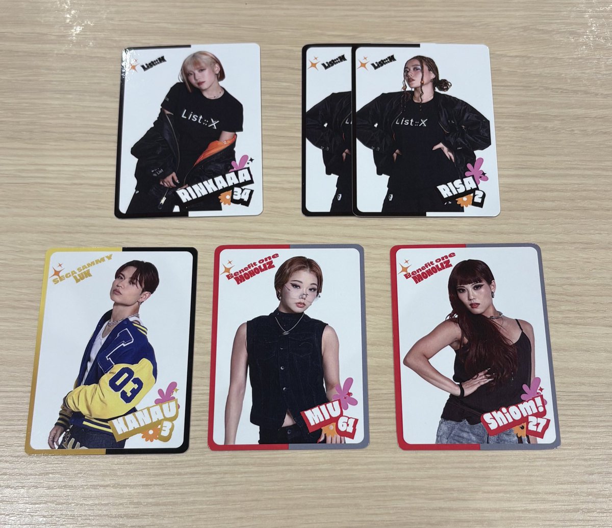 DLEAGE Dリーグ 25-26SEASON 入場 トレカ 交換

譲：KANAU MIU Shiom! RINKAAA RISA

求： KAI→(Legit) JO(LUX)

郵送 ＞ R2(11/19)その他LDH現場での交換可能です。
お気軽に写真付きリプお待ちしております🙇🏻‍♀️