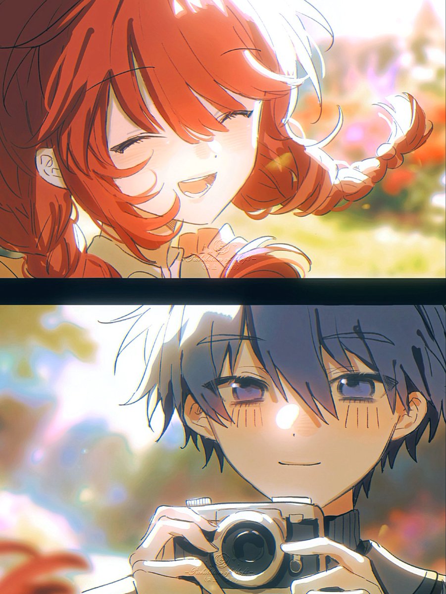 You slow down time
#シェファ 
#ふしぎ星のふたご姫
＃ファイン
#Commission