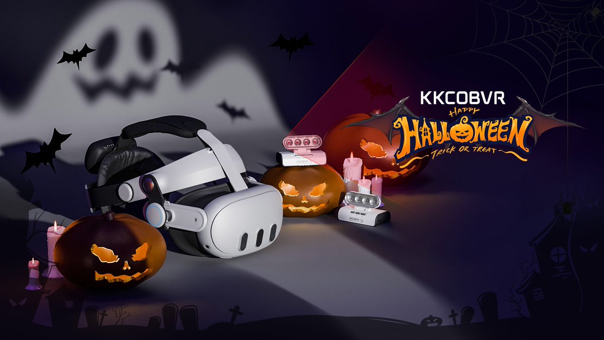 CobvrK's tweet photo. 👻 Trick or Treat? 🍬 Spooky Savings Now!
Use code D02AH1PSRVNR for 20% OFF instantly
🎮Elevate your VR Halloween with KKCOBVR accessories
🔗 Unlock here: https://t.co/ij3i9coAsx
#Halloween #vr #metaquest #KKCOBVR https://t.co/DBlfSCH1vZ