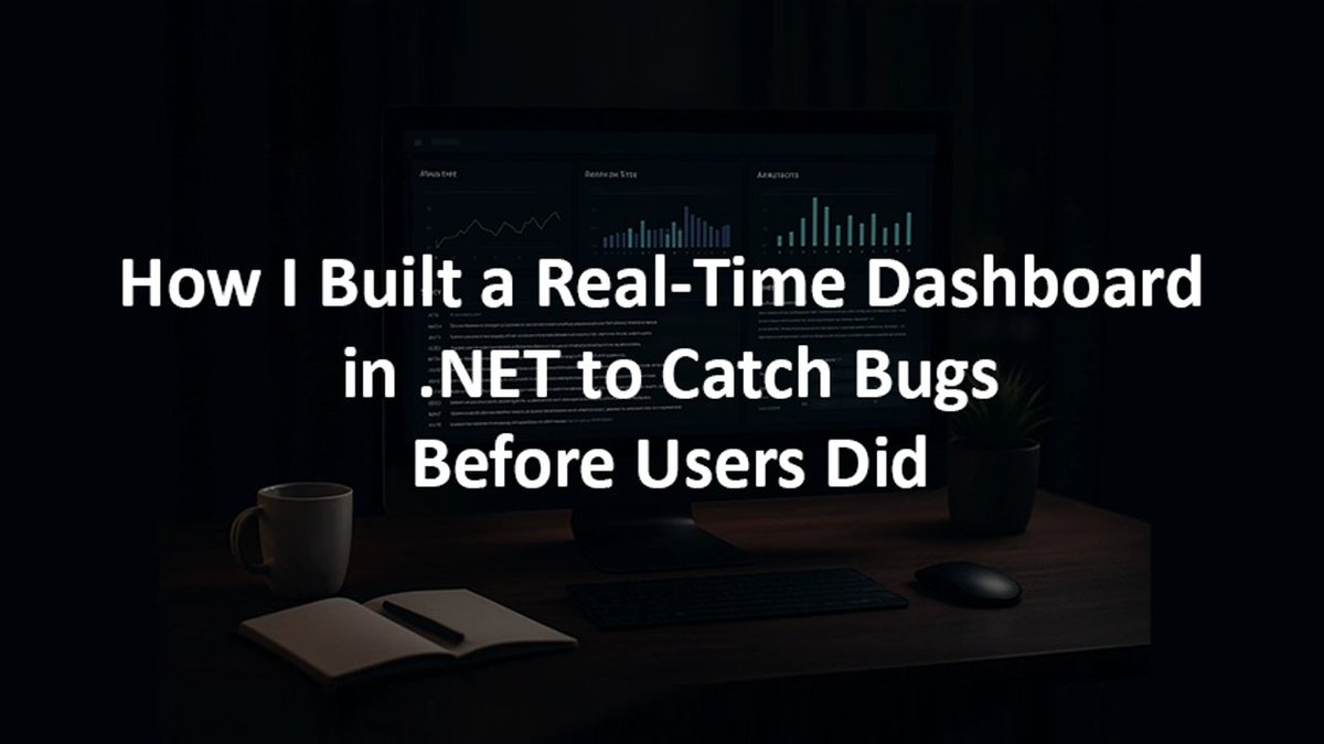 dotnet's tweet image. Tired of users finding bugs before you do? 🐞 This @ThePracticalDev article walks us through how to build a real-time dashboard in #ASPNET Core using SignalR and Serilog to catch issues before they hit production. (cont) msft.it/l/6011tEEmx