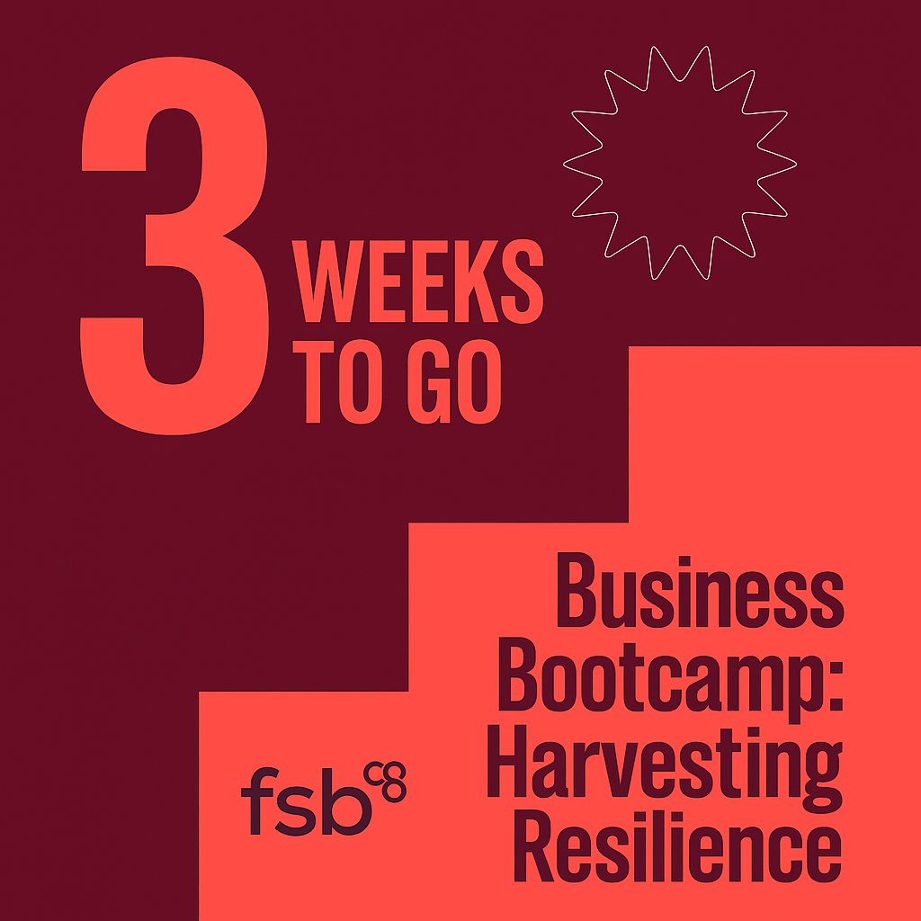 Just 3 Weeks to Go! 

And only 13 tickets left...

events.fsb.org.uk/en/8d2bI2X7/g/…