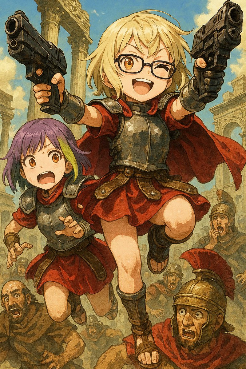 moltengenes0000's tweet image. 融霞「相手が人間だけならEASYだぜ！」
楓「ちょっと！融霞さんダメだって！」
#AIFanArt #AIillustration