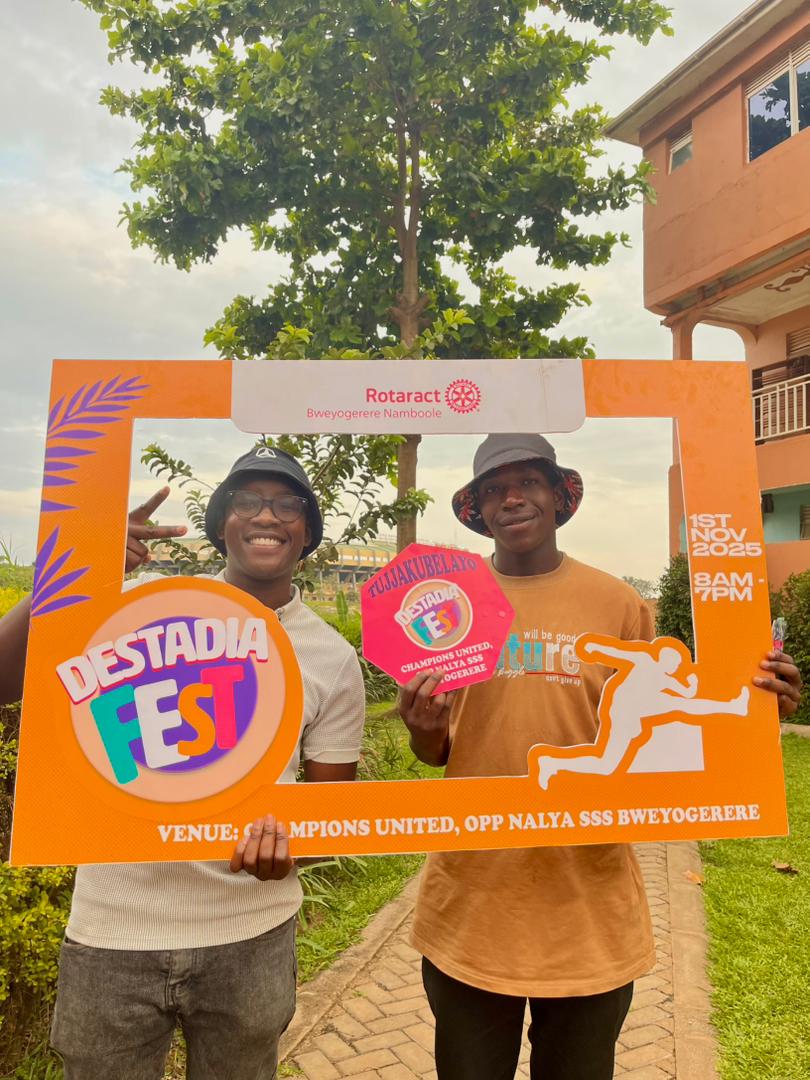Destadia's tweet image. 1 Day To Go🥳

Greetings Partners in Service🤩
Y'all invited for the Destadia Fest on 1st Nov at Champions United opposite Naalya SS Bweyogerere. Ticket is just 10k ugx ⚽️🚴‍♀️

All proceeds are going to our Deserving Hope Project in Lwankoni, Kyotera

#DestadiaFest 
#RotaryEyamba