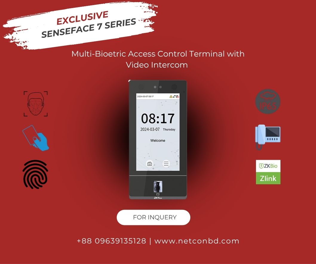 netconbd's tweet image. SenseFace 7 Series Access Control Device. 

.

.

.
📷Contact us for more: 09639135128
📷Visit: tinyurl.com/y4a5s77z
#netconbd #NetConnect #biometricsecurity #AccessControl #Dhaka #Bangladesh #ZKTeco #Senseface7A #FaceDetection #TimeAttendance #timeattendancesystem