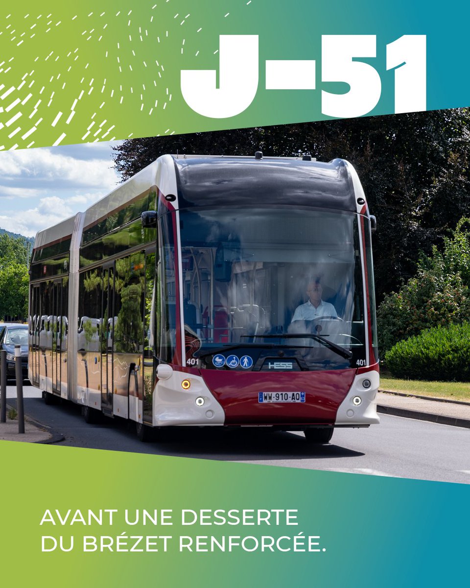 🚌 20 décembre : mise en service du nouveau réseau T2C.

La zone du Brézet sera alors desservie par la ligne B de tram-bus.
Depuis la station “Jules Verne”, elle permettra de rejoindre :

• le CHU Estaing en 5 minutes ;
• l’hypercentre de Clermont-Ferrand en 15 minutes.

Cette