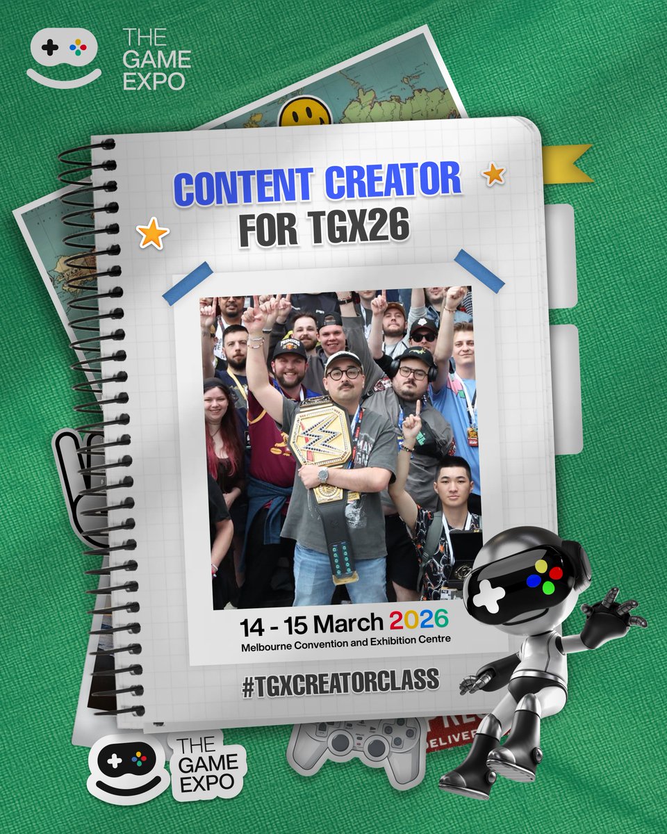asapjoeyx's tweet image. the tribal chief of OCE has been selected as a creator for @TheGameExpo of 2026!

absolutely stoked to be chosen early, for anyone who wants their tickets nice and early be sure to use code 'asapjoey' when purchasing your tickets from the site.

thank you guys for acknowledging…