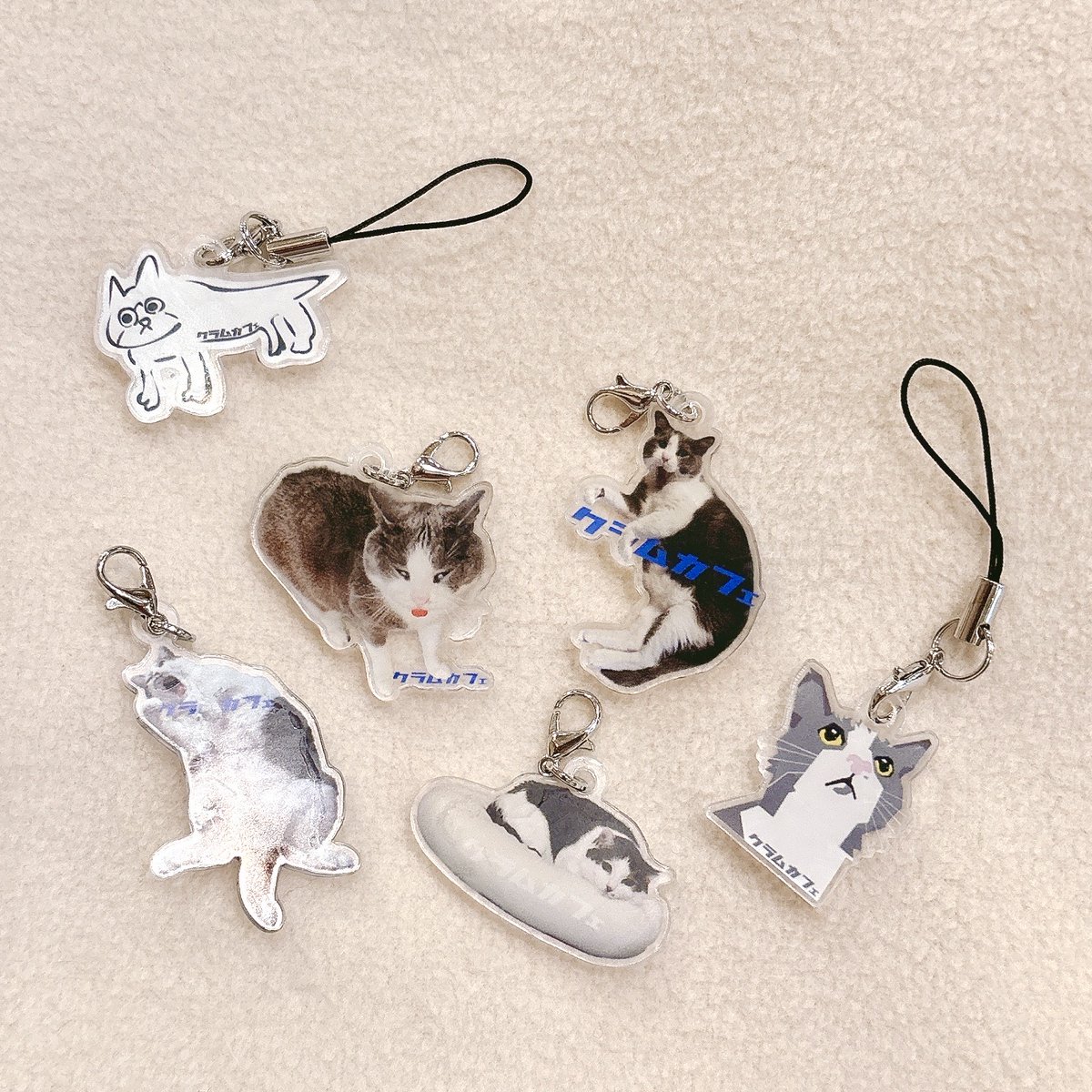 86 コラボカフェ アクリルワイヤーチャーム サイバーキャットカフェ 86