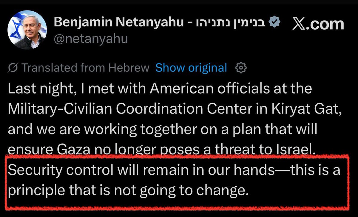 Watch for “security control” as the media’s euphemism for occupation.