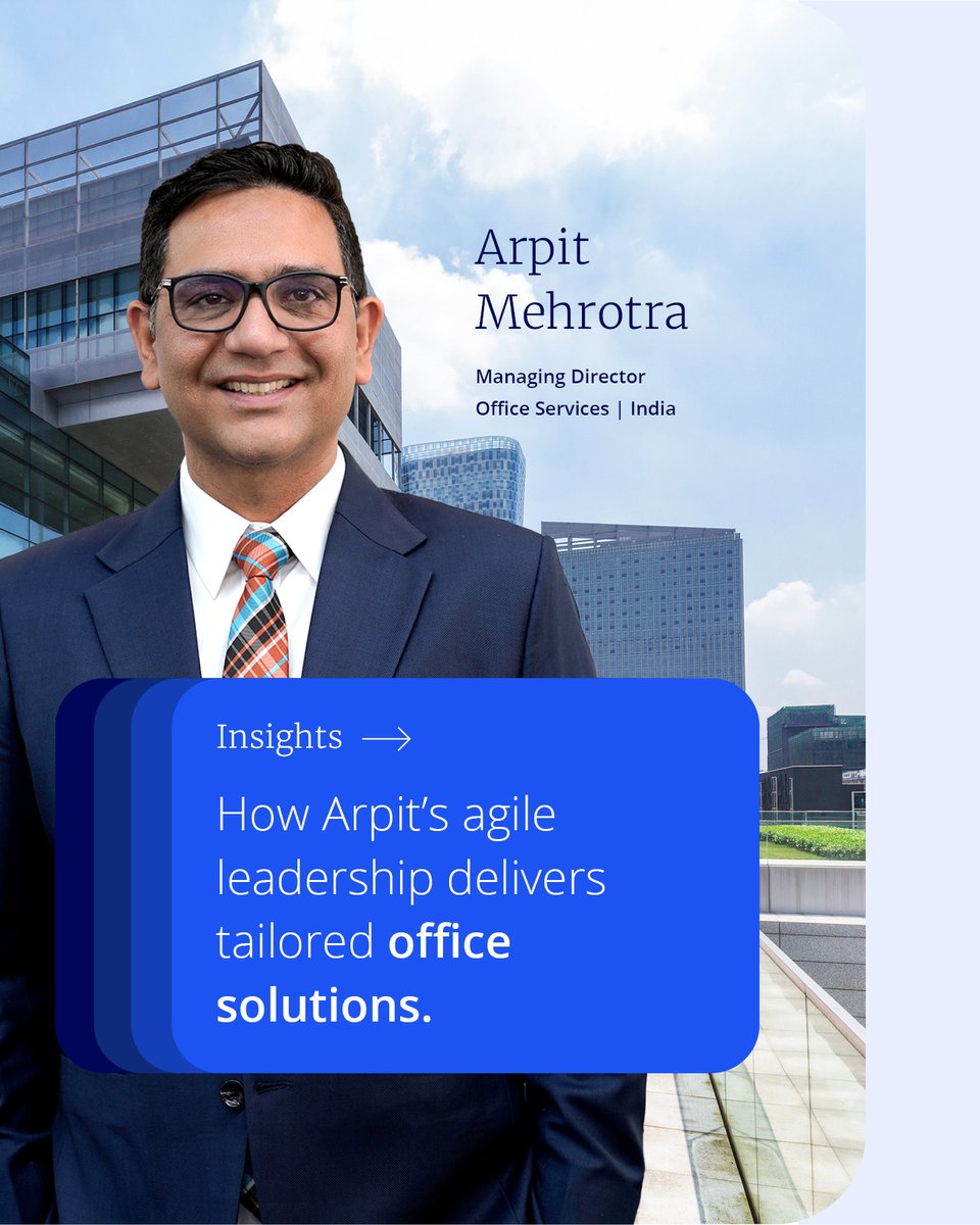 colliers_ind's tweet image. The commercial real estate landscape is far more than simply bricks and mortar, and now office solutions require data-driven insights and ESG-aligned strategies.

More about Arpit’s expertise here - ow.ly/hT1m50Xk9AS

#ColliersIndia #ExpertInsights #OfficeSolutions