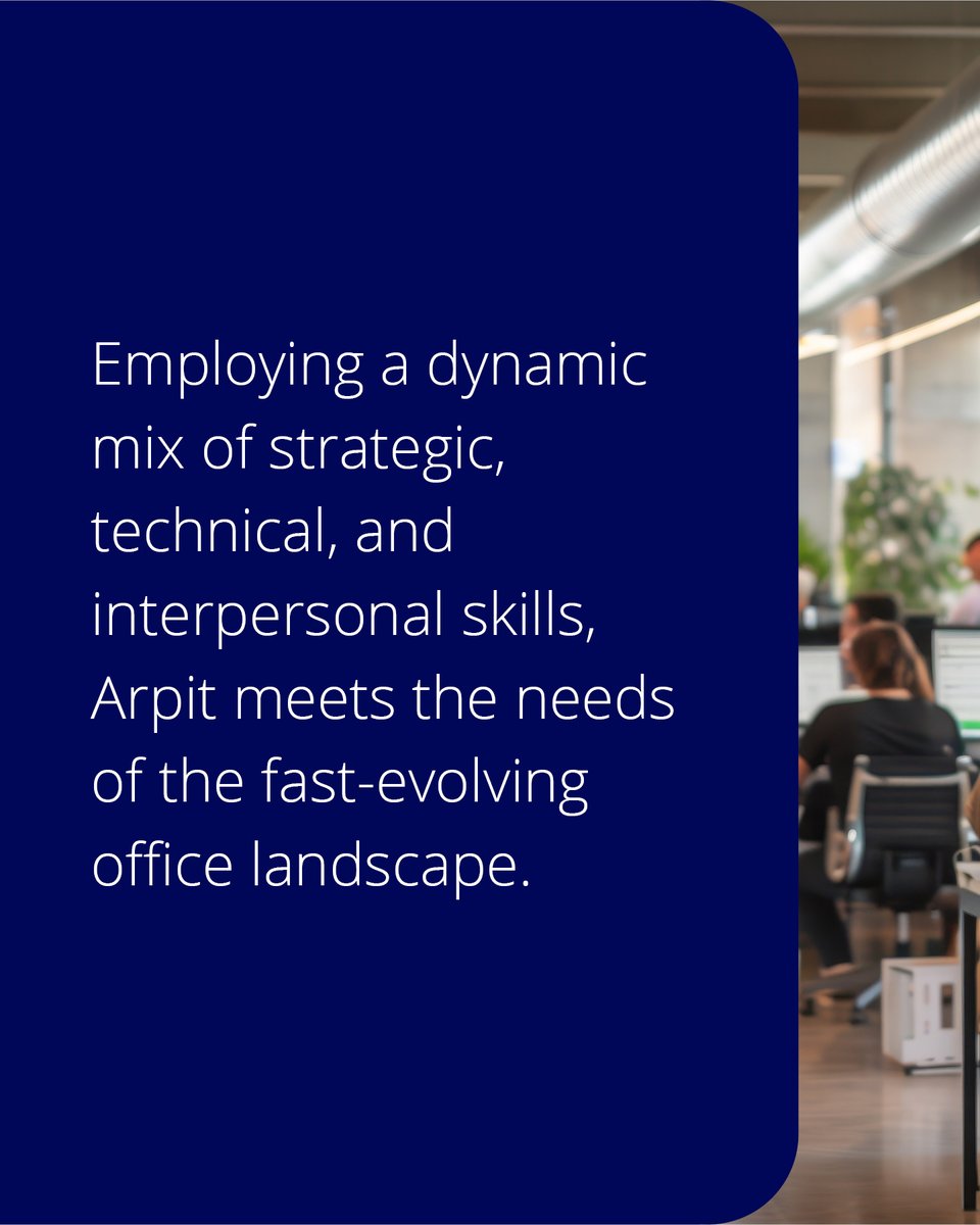 colliers_ind's tweet image. The commercial real estate landscape is far more than simply bricks and mortar, and now office solutions require data-driven insights and ESG-aligned strategies.

More about Arpit’s expertise here - ow.ly/hT1m50Xk9AS

#ColliersIndia #ExpertInsights #OfficeSolutions