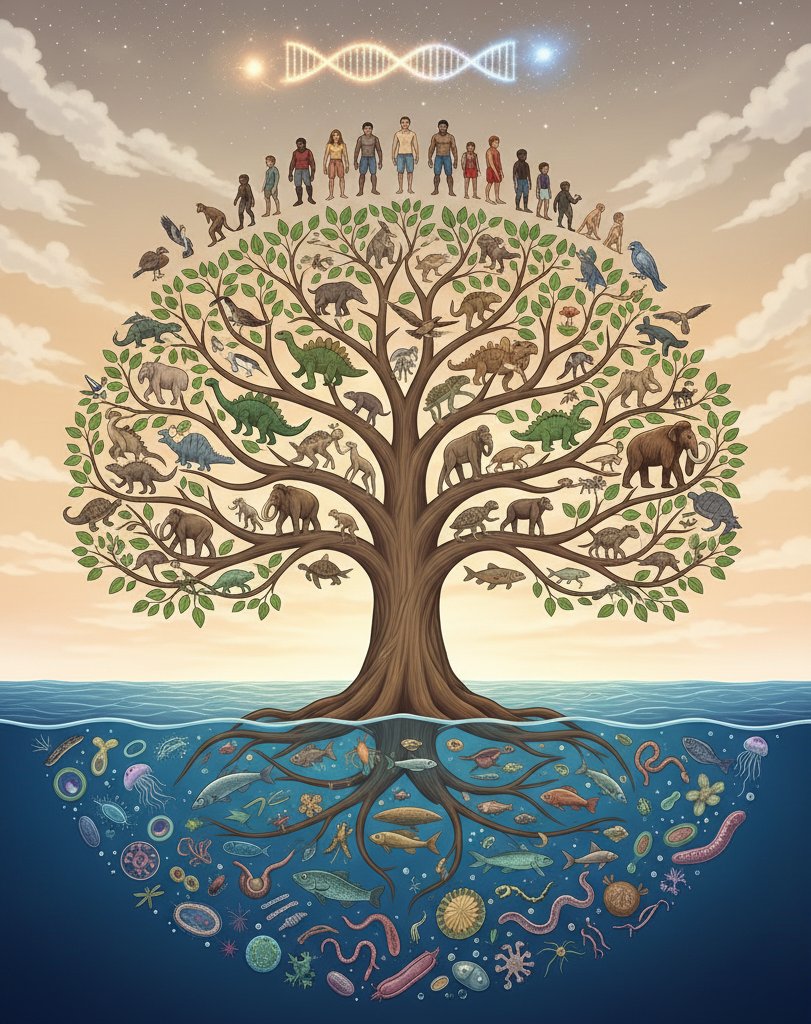 noticiallabor's tweet image. ¿Cómo conectan peces, hongos, robles y humanos? 🌳 “El árbol de la vida” de Max Telford recorre 4.000 M de años para explicarlo con rigor y sorpresas.  

Reseña: pruebaestohoy.com/despierta-tu-c…  

RT si te fascina la evolución.

#ArbolDeLaVida #Evolución #Ciencia #Divulgación #Biología…