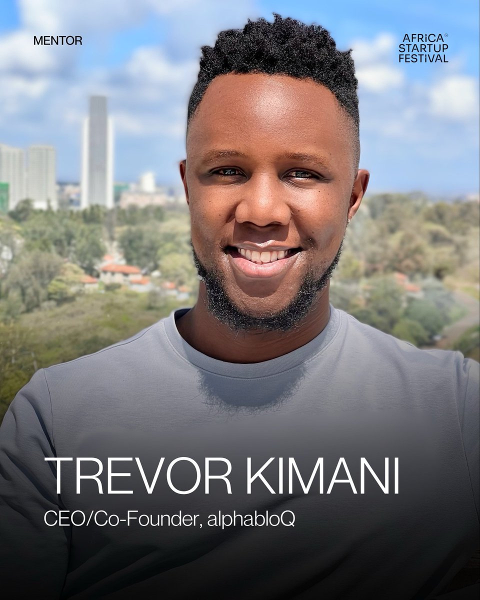 Africa is building its future in real time.

I’ll be mentoring at the Africa Start-up Festival, diving into how founders can design, build &amp; scale tech that actually solves real problems.

From AI to scalability to systems thinking — Africa’s next leap starts here.

If you’ll be