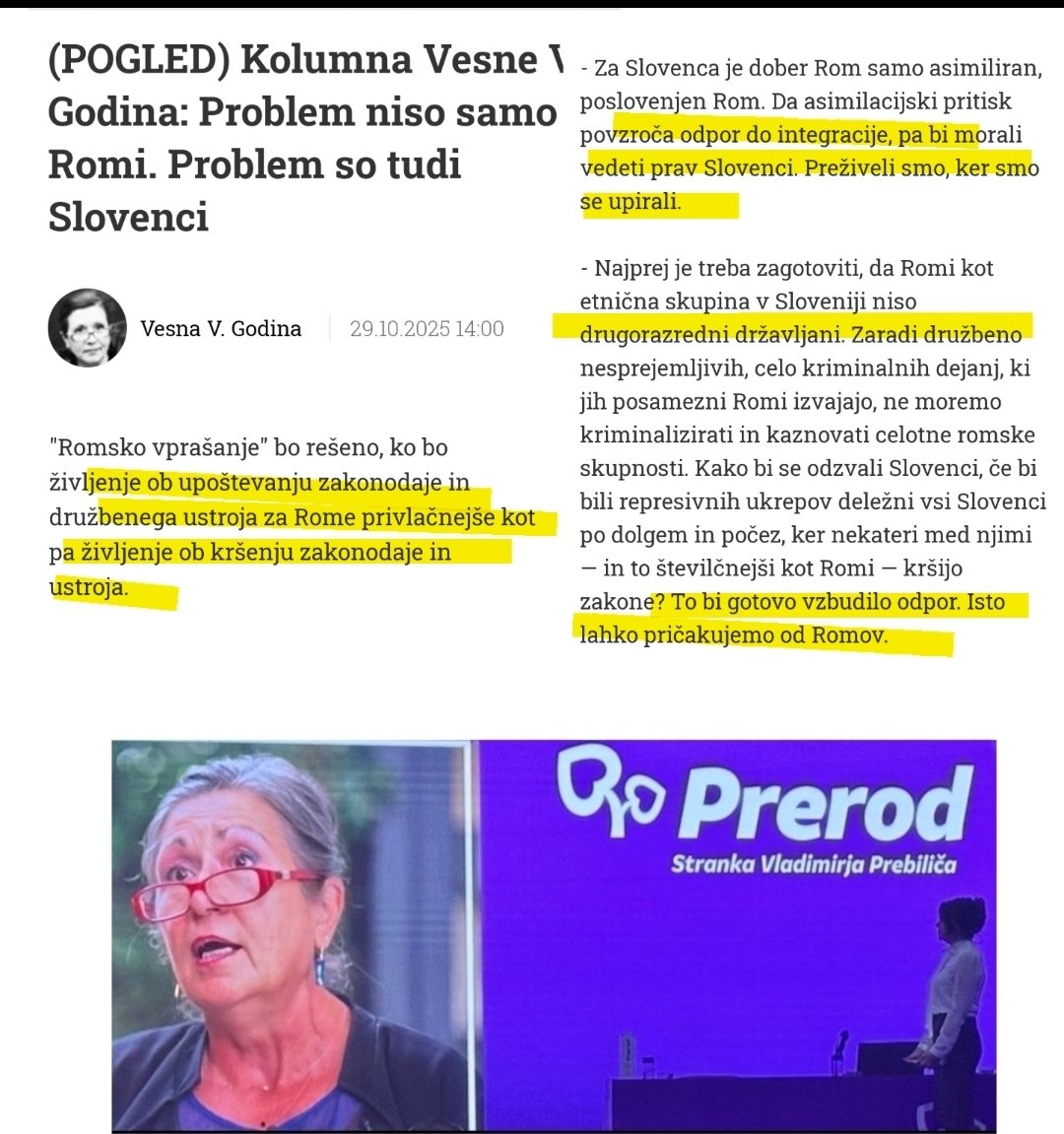 brutus91101394's tweet photo. Majhen predokus, kaj boste dobili, če boste volili *novi obraz* in #Prerod. MI moramo narediti pošteno življenje Romom atraktivno. In to zgolj z božanjem in prigovarjanjem, ker na represijo se bodo revčki uprli. MI smo krivi za vse, ker jih imamo za *drugorazredne državljane*. https://t.co/9vrkfezfEn