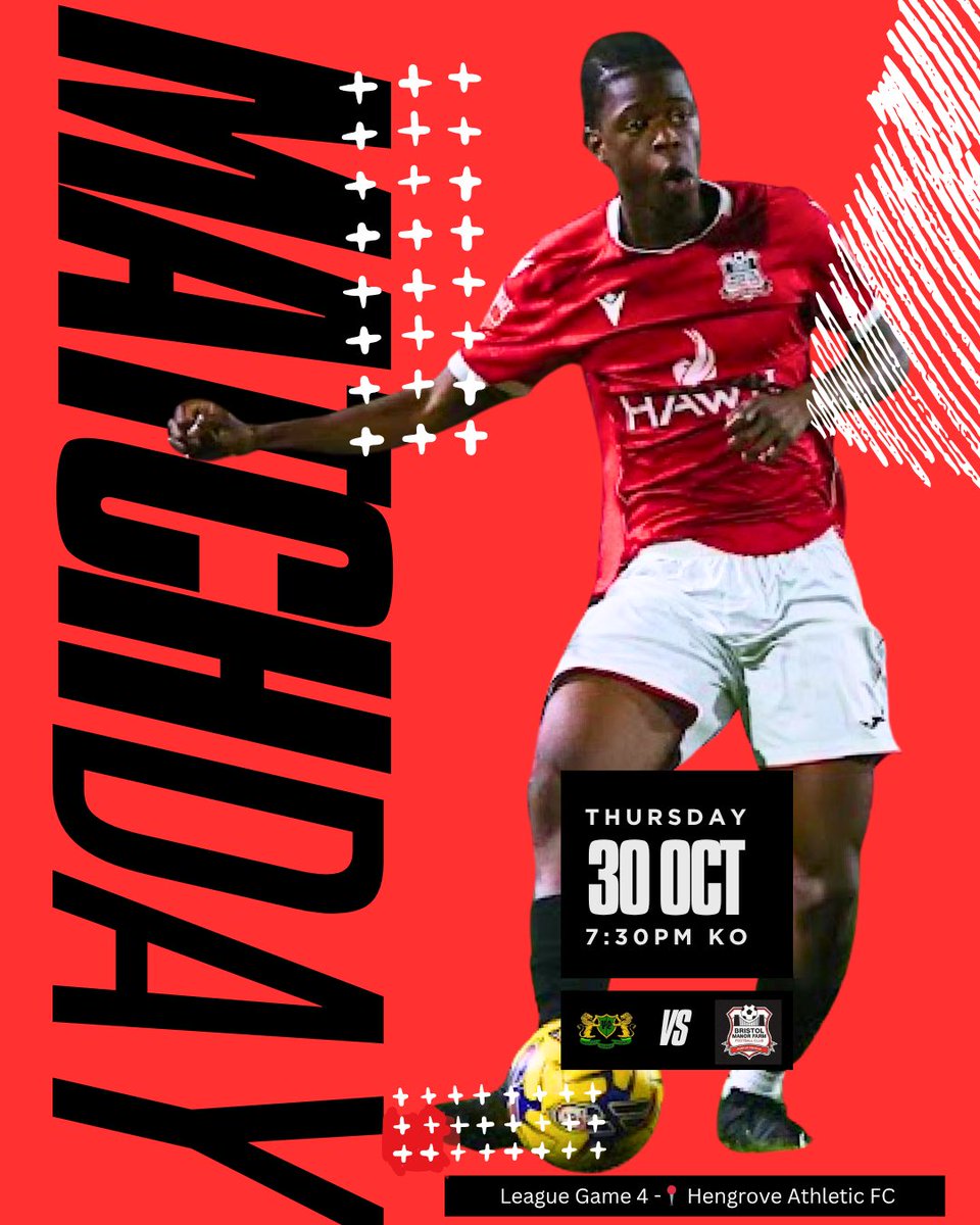 MATCH DAY ⚽️

Tonight we travel to Hengrove for our 4th league game. Come along to support the lads, it’s going to be a great game against top of the table. 

🆚 Hengrove Athletic
🏟️ Norton Lane, Whitchurch 
🕢7:30pm KO
🎟️ £3

#upthefarmu18s⚽️ <a href="/wcfyl/">Western Counties Floodlight Youth League</a> <a href="/swsportsnews/">South West Sports News</a>