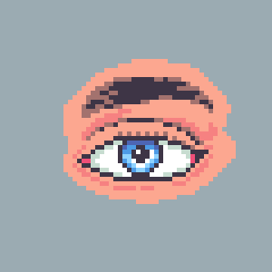 dulcahn's tweet image. Today's theme is #eyebrows. #pixel_dailies  #gamedev #indiedev #indiegame #pixelart