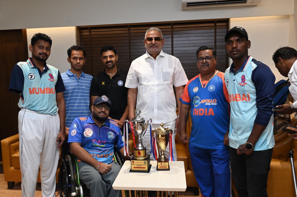 Mumbai Wheelchair Cricket Team tweet media