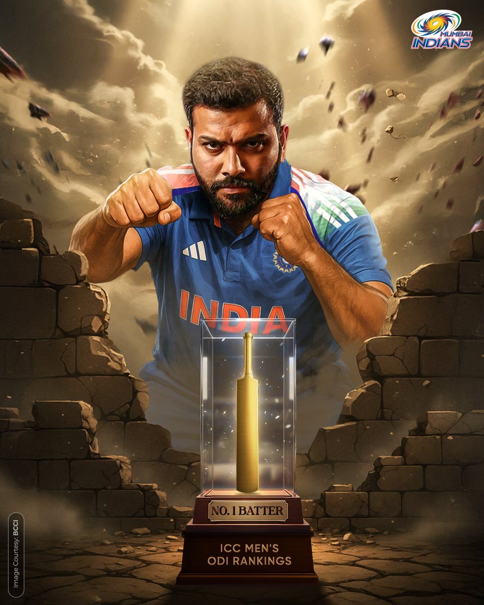 ✅ ℕ𝕠. 𝟙 𝕣𝕒𝕟𝕜 𝕆𝔻𝕀 𝕓𝕒𝕥𝕥𝕖𝕣 #RohitSharma𓃵