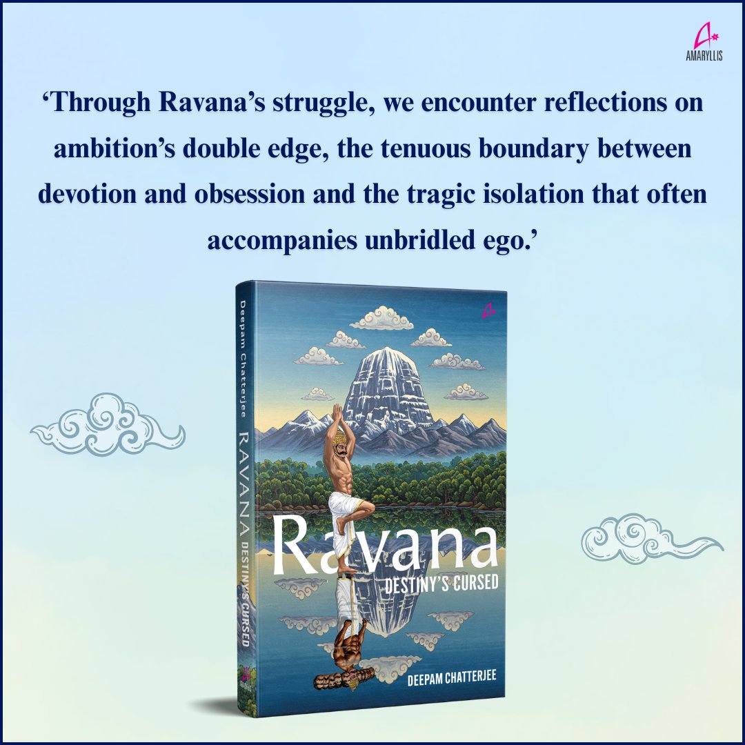 AmaryllisManjul's tweet image. He was not born to serve the gods, he was born to test them.

✨ 'Ravana: Destiny’s Cursed' reveals the saga of a soul bound by fire, fury and fate.

The legend – seen through his eyes, told as never before. shorturl.at/3zyHD

#Ravana #DestinysCursed @deepamjee