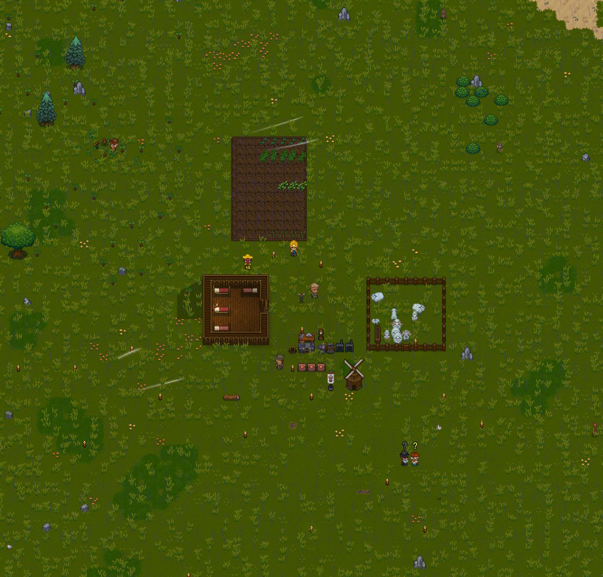 tsu_y2's tweet photo. Necesse Day 1 - Beginning of Kairo

Began building toward our first sanctuary, “The Vale”. Killed the first boss, upgraded our workstations,, we’re getting ready to start out journey 💪 https://t.co/skSdas9F3H