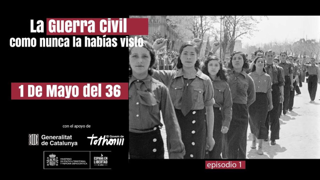 🆕 Arranca en <a href="/publico_es/">Público</a> la serie documental que te mostrará “La Guerra Civil como nunca antes la habías visto”.

1️⃣ Capítulo 1:  Primero de Mayo del 36: miles de mujeres desfilan en libertad dos meses antes de la sublevación militar. ¡Una imagen de empoderamiento y esperanza