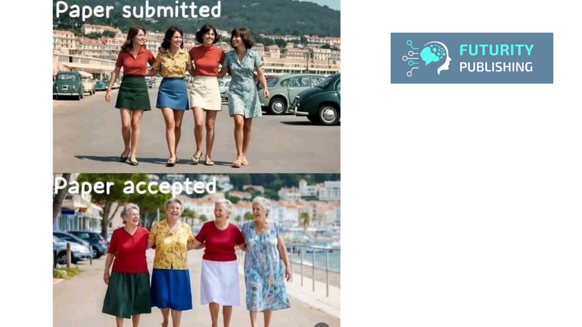 futuritypubl's tweet image. Still waiting for reviewer #2 to reply... 🕰
#AcademicHumor #PeerReview