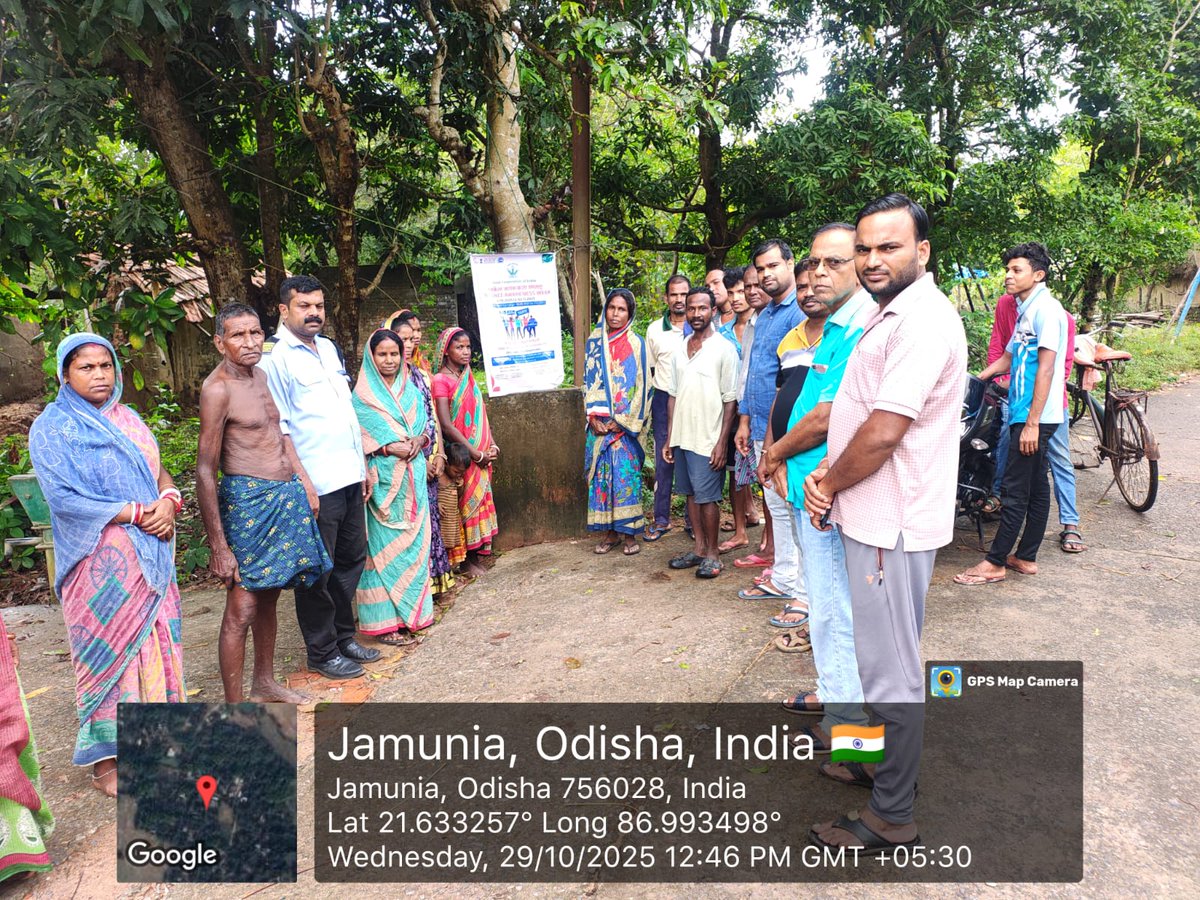 As part of Vigilance Awareness Week 2025, the Divisional Office, Balasore, organized an awareness Grama Sabha at Jamunia village, Rupsa, Mayurbhanj to promote integrity, transparency, and public participation in vigilance activities."
#vigilanceawarenessweek
<a href="/FciOdisha/">FCI Odisha</a>