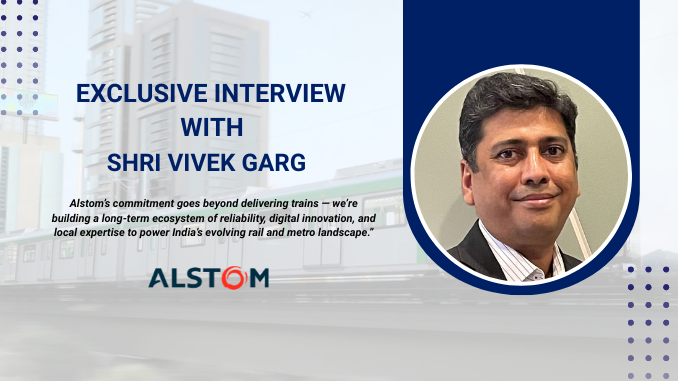 RailAnalysis's tweet image. Exclusive interview with Shri Vivek GARG, Managing Director – Services, Alstom India

Read more: railanalysis.in/exclusive-inte…

#Alstom #RailAnalysis #RailwayInnovation #MetroRail #VandeBharat #Maintenance #RailServices #SmartMobility #MakeInIndia #RailTechnology