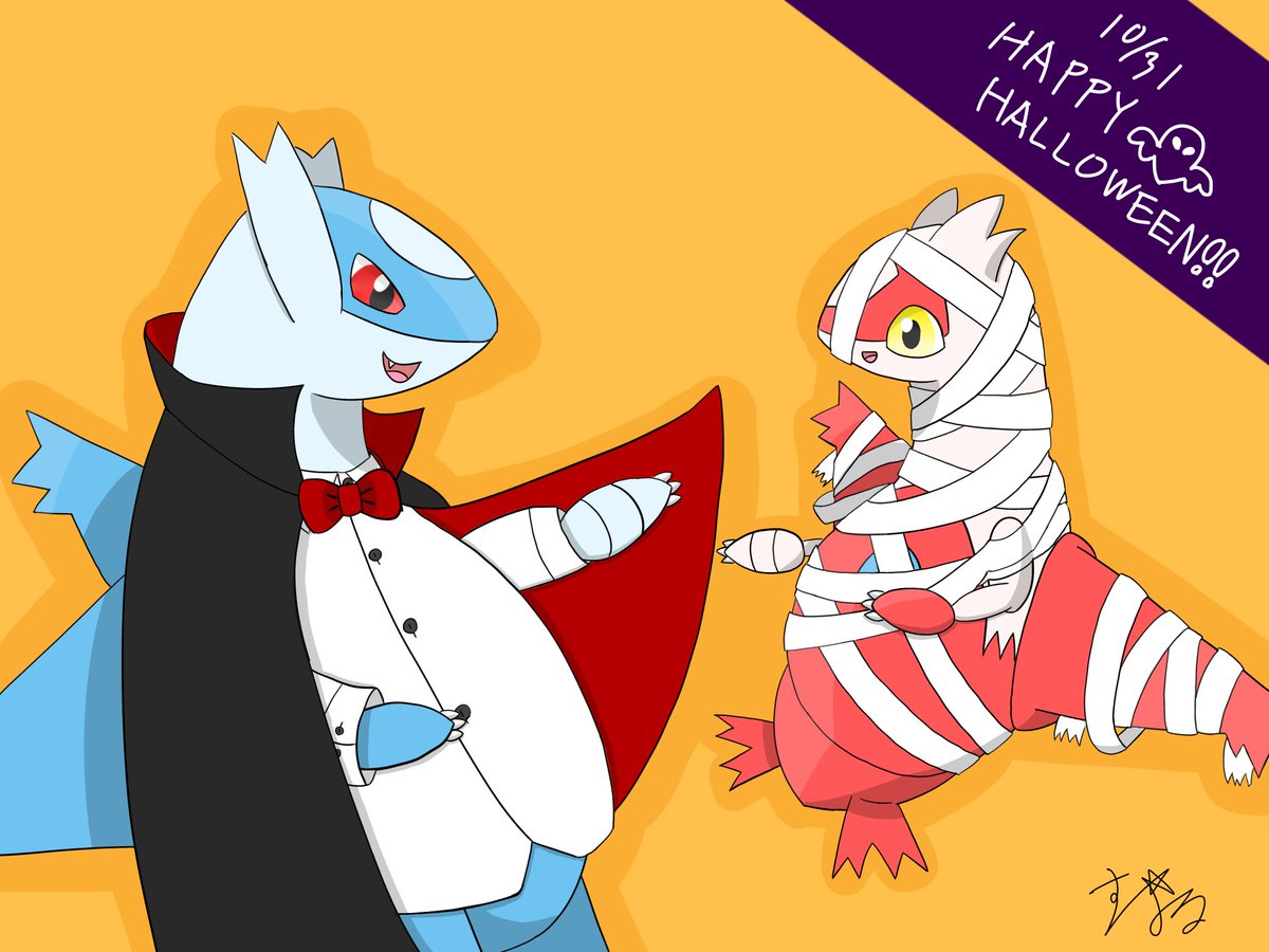 Happy Halloween!!
#ポケモンイラスト #pokemonfanart 
#Halloween2025