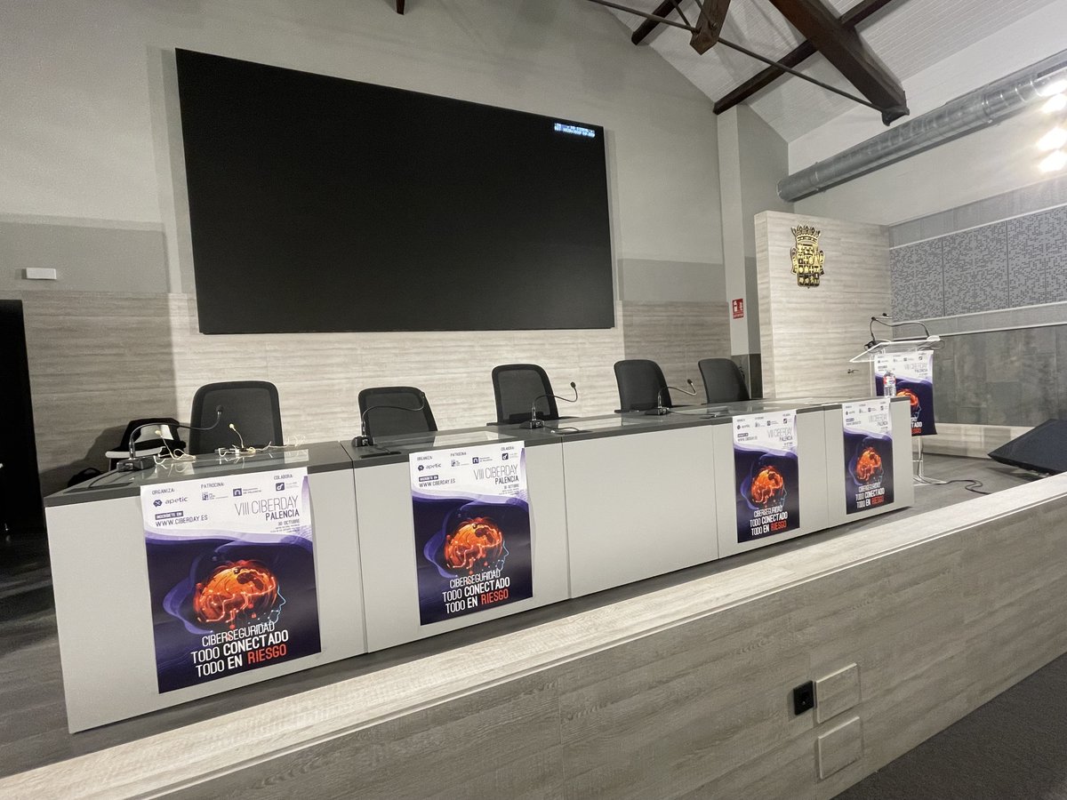 ¡Hoy es el gran día! VIII Ciberday

¿Te gustaría seguirlo en vivo y enterarte de todo sobre la jornada? Visualízalo en vivo en ciberday.es 

#VIIICiberday #Ciberseguridad #Palencia #Apetic #CentroCultural