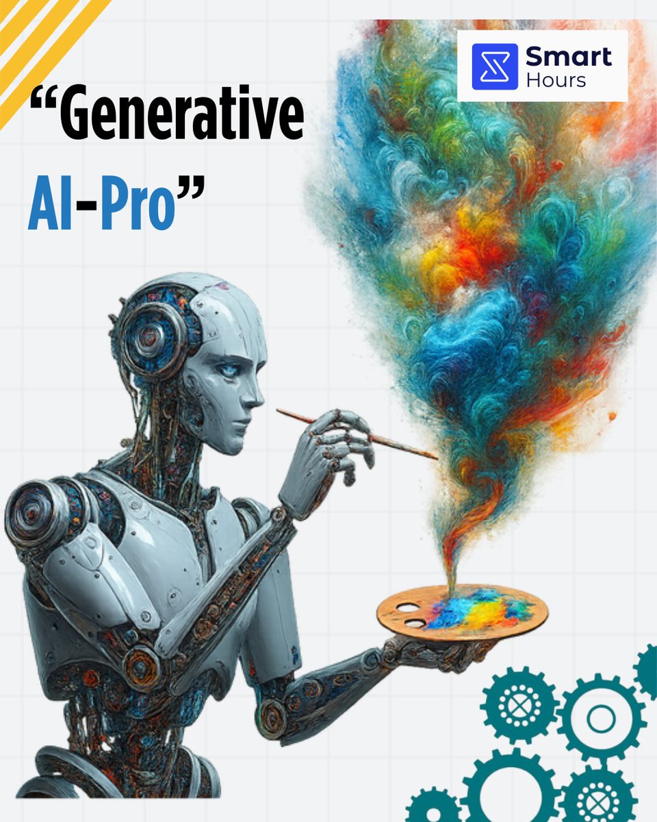 smarthours_offl's tweet photo. “The next era of innovation starts here. 🚀

Introducing Generative AI Pro — a hands-on program designed to help you master the tools reshaping industries worldwide. 🌐💡
#global #TamilNadu #Education https://t.co/2wtO1TIGZH