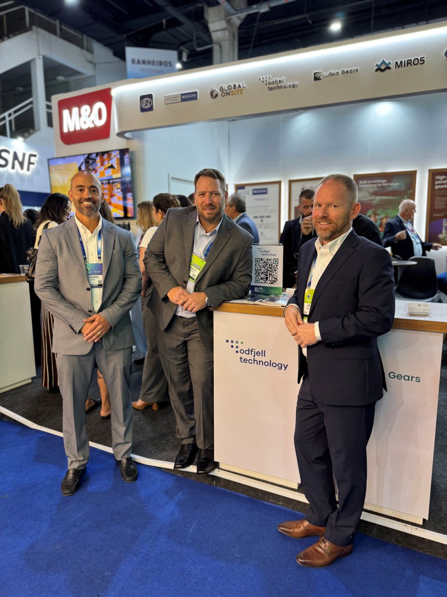 It’s the final day of OTC Brasil today, and we want to thank everyone who stopped by Stand E-38 to meet the Odfjell Technology team. 💚

If you have not stopped by yet, there is still time today to meet us!

🔗 Learn more odfjelltechnology.com/what-we-do/wel…