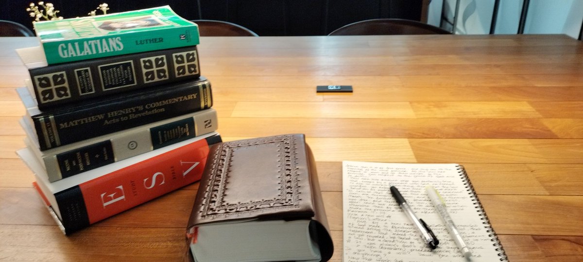 mithSIM's tweet image. Sermon prep. Luther's commentary on Galatians is worth its weight in gold.