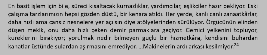 Devrimcetinksap's tweet photo. Thomas Carlyle, 1829 tarihli “Signs of the Times” makalesinden. https://t.co/r6IFx5yGYy