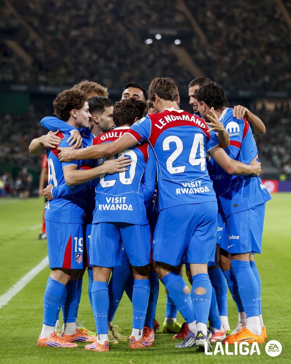 アトレティコがベティスとの上位対決を制す💥

堅守と速攻で2ｰ0の完勝👏

#LALIGAEASPORTS