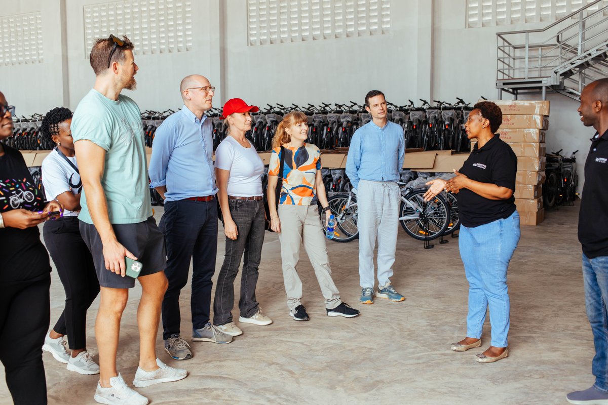 We hosted six reps from the Mekk Family Foundation to see how bicycles are transforming access to health &amp; education in Tanzania.
From school visits to meeting Community Health Workers, the impact of mobility is clear  bikes move people forward. 

#BicyclesChangeLives  #Tanzania