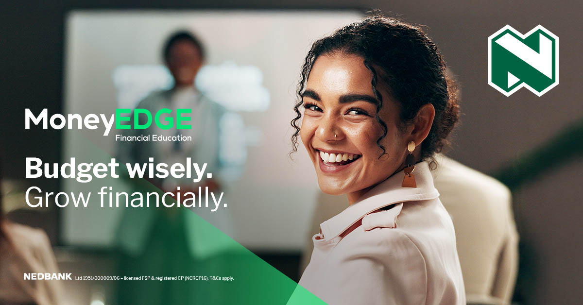 Nedbank's tweet photo. Budgeting = clarity + confidence + growth. 🙌
Explore uplifting tools to plan, save, and thrive with #MoneyEDGE: https://t.co/kCC4WIskzh https://t.co/5lxMOuUh1a