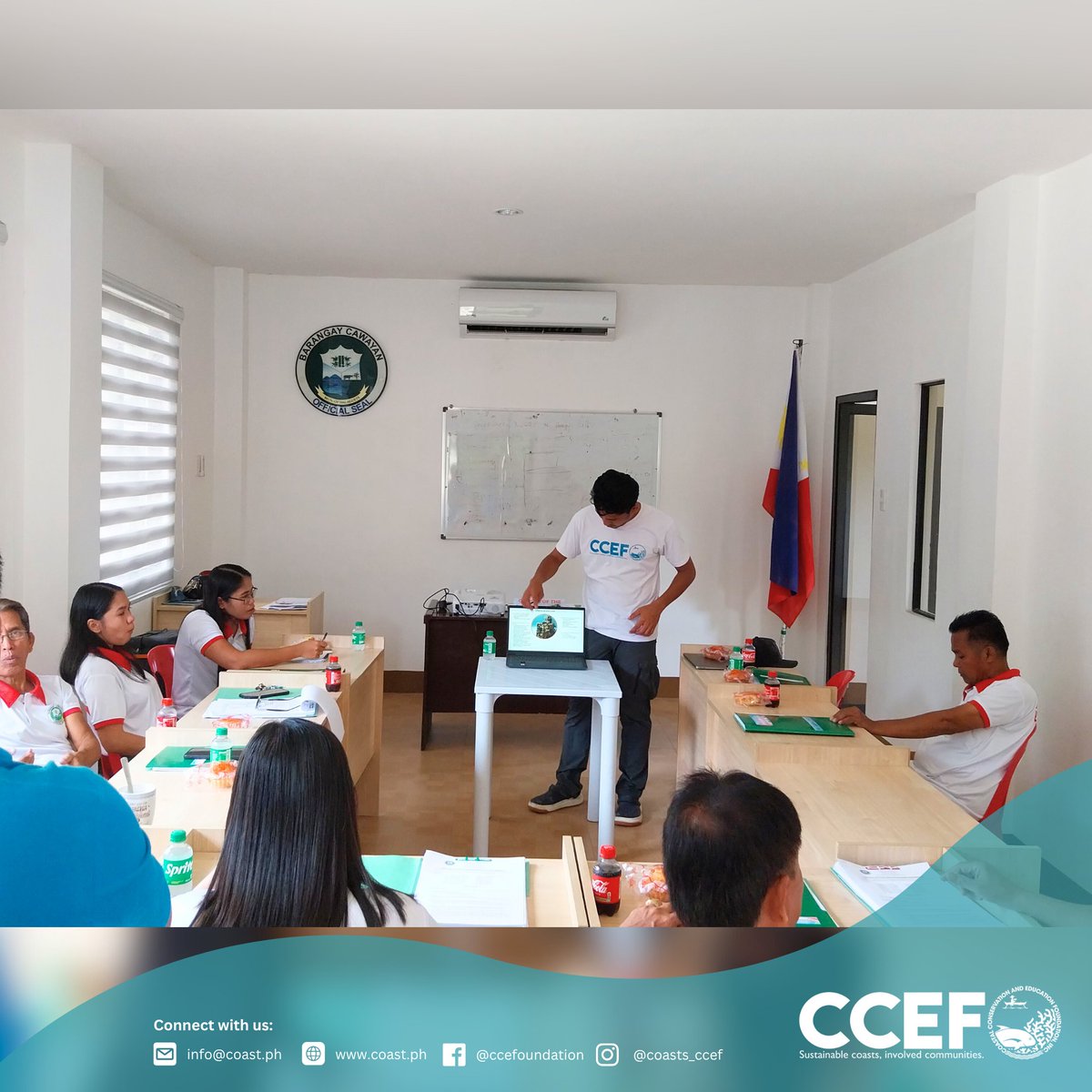 CCEF_PH's tweet image. October  21, 2025 | Brgy. Cawayan, Dalaguete, Cebu - CCEF presented the Artificial Clay Reef (ACR) concept based on rrreefs technology to the Barangay Council of Cawayan, Dalaguete, Cebu.

Read more: coast.ph/ccef-news/10/c…